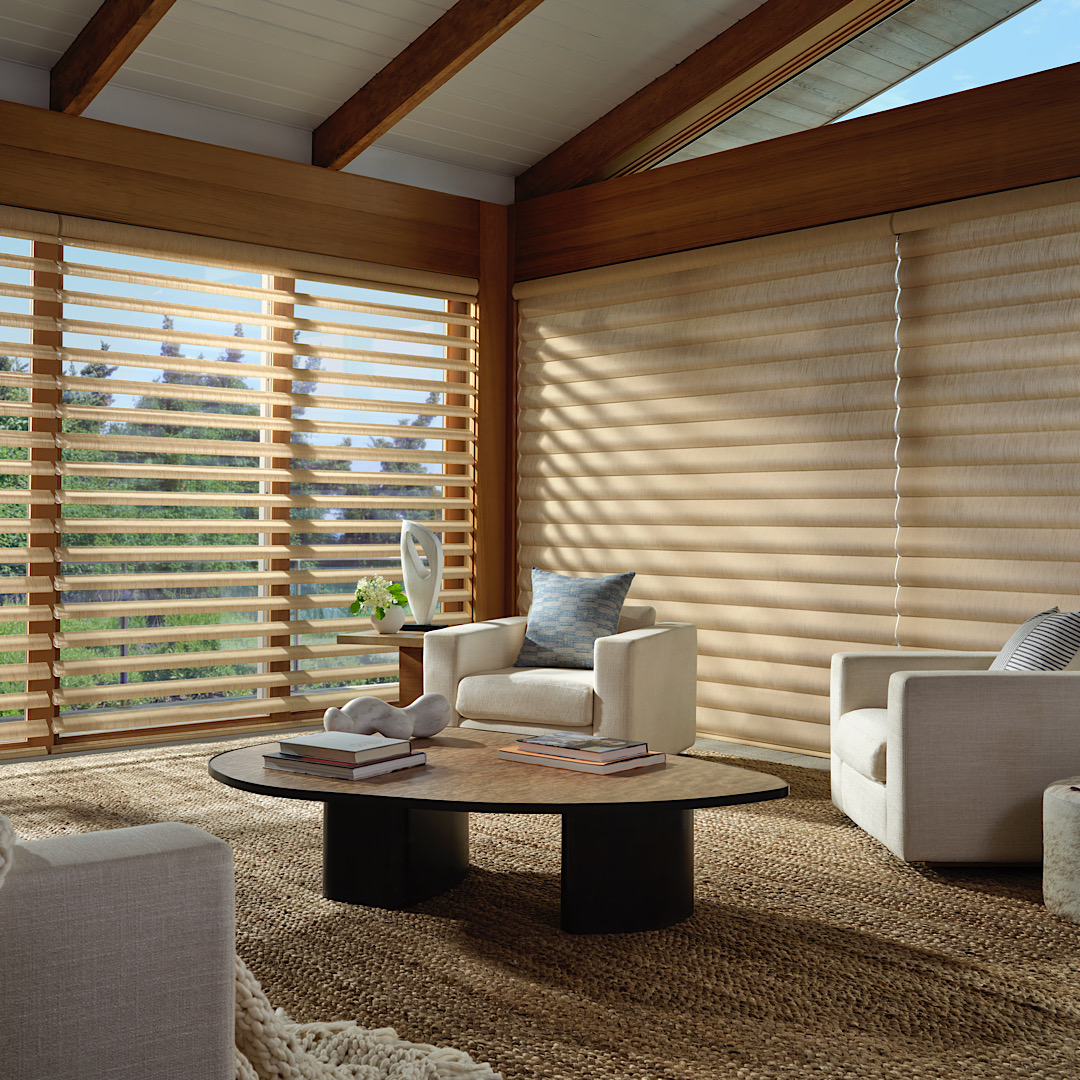 Hunter Douglas custom window treatment