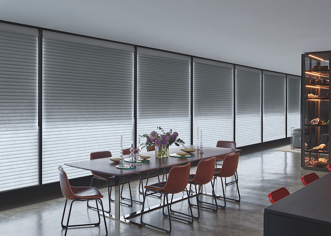 Custom hunter douglas honeycomb shades