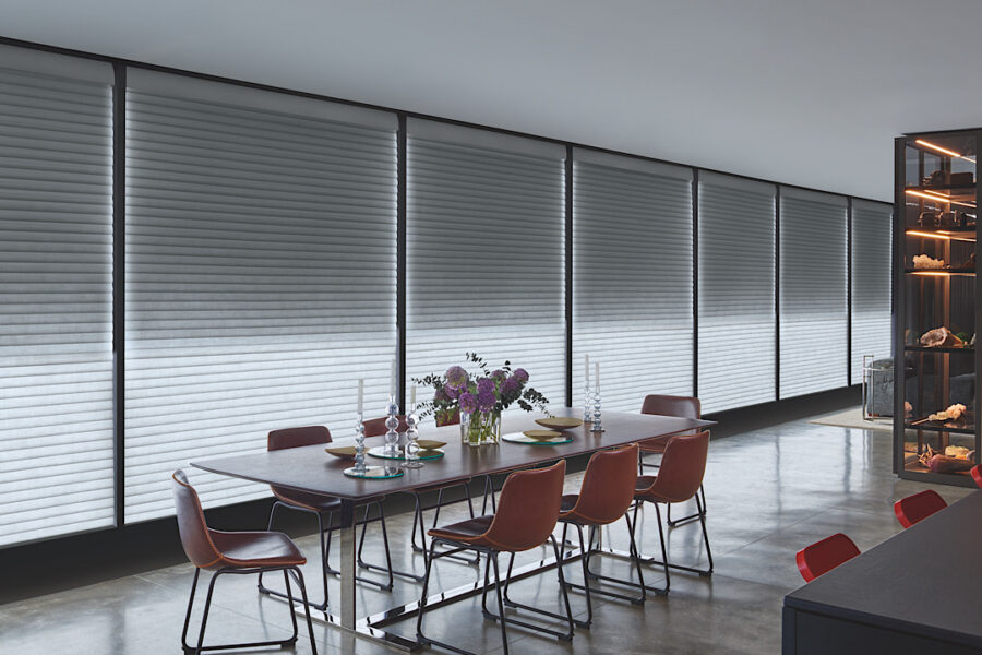 Custom hunter douglas honeycomb shades